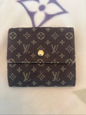 Louis Vuitton Monogram Canvas Compact Wallet - Brown & Gold